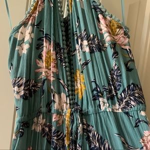 Easel Green Jumpsuit Size Large